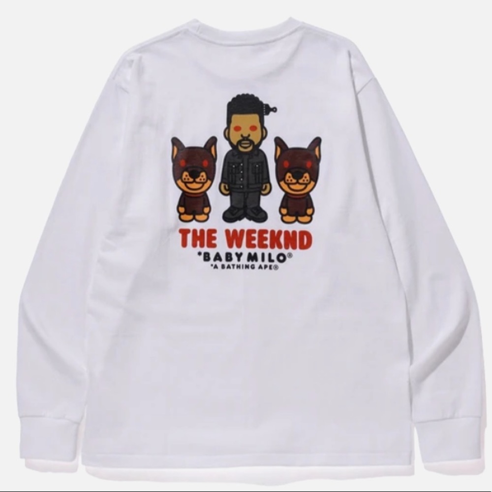 The Weeknd x Bape long sleeve